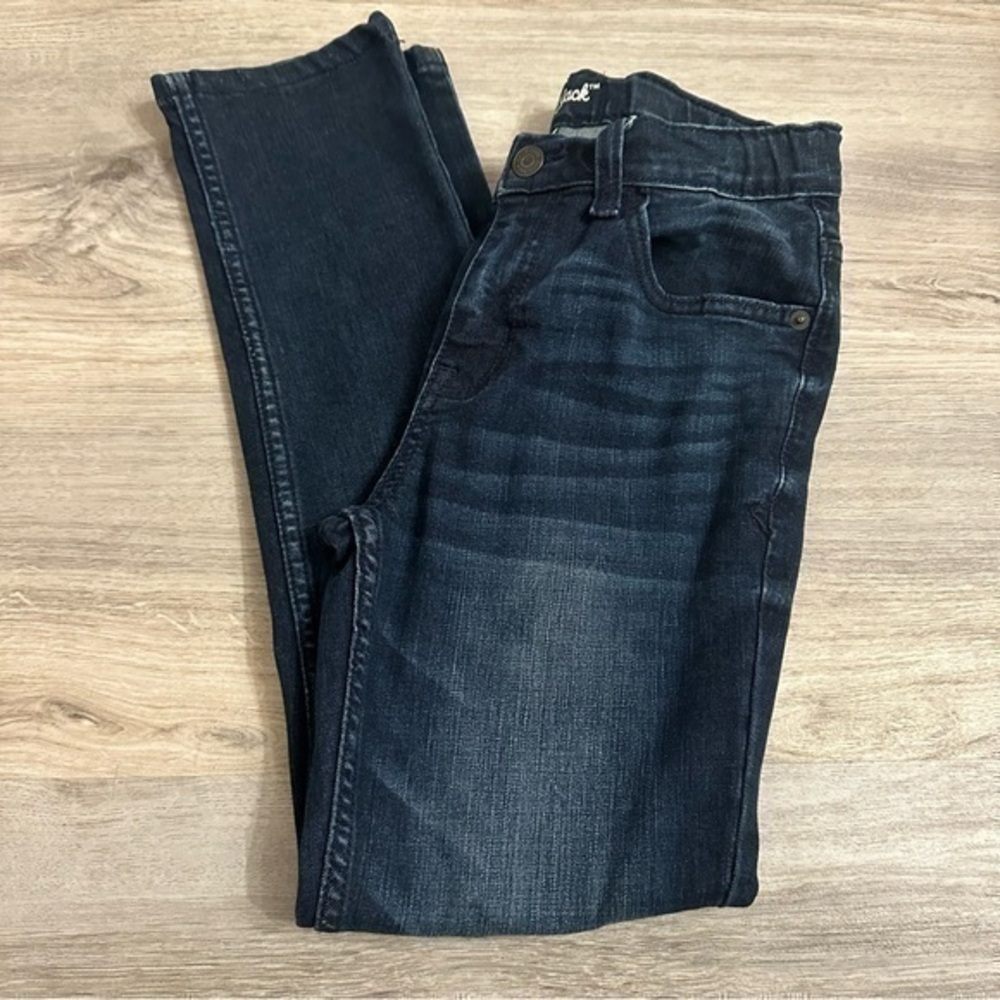 Cat & Jack Girls Skinny Jeans size 12 dark blue wash
